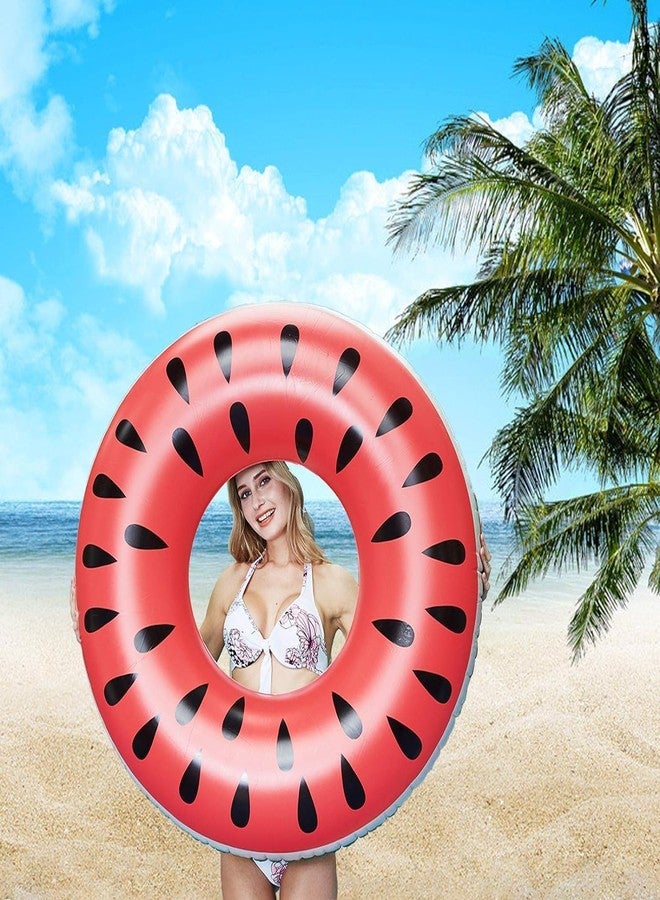 NETZILLA Animal Pool Float, Inflatable Floatie Tube, Blow Up Swim Ring, Outdoor Summer Pool Party Water Toy Beach Floating Recliner and Floating Pool (Watermelon) - Image 5